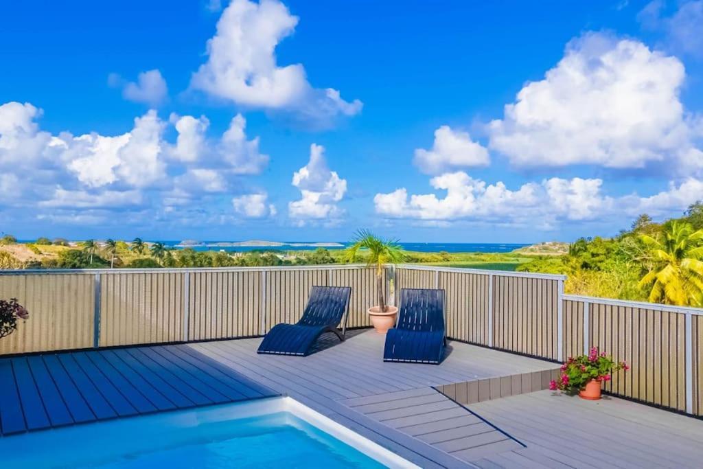 Magnifique Villa Piscine, Vue Mer, 8 Km Plages Le Francois Exterior photo
